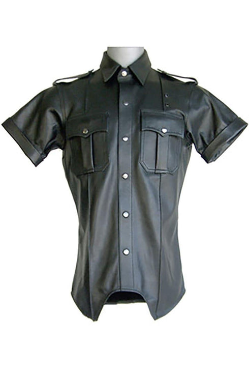 Highway Patrol Shirt - Leather - Black